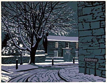Osler Road Lino Cut